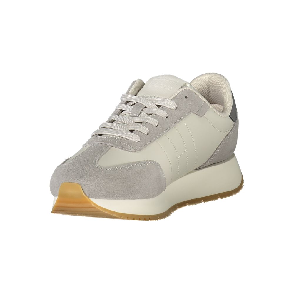 Tommy Hilfiger Baskets Homme Cuir Véritable Marron Polyester Doublure Confort Semelle Flexible - Apparel & Accessories > Shoes > Sneakers from Tommy Hilfiger