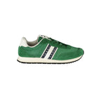 Tommy Hilfiger Green Polyester Men Sneaker - Apparel & Accessories > Shoes > Sneakers from Tommy Hilfiger