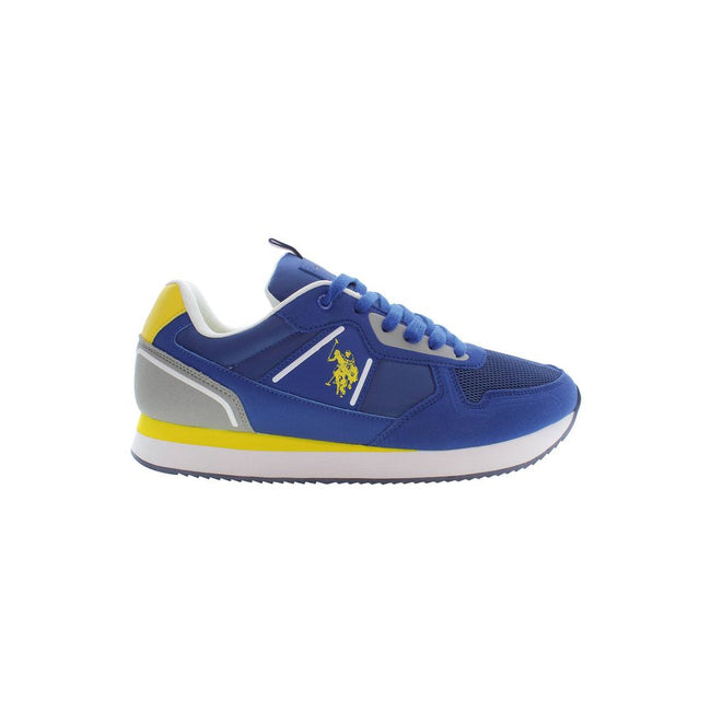 US POLO ASSN Baskets Homme Bleu Polyester Confortables Avec Logo Contrasté Et Détails Distinctifs - Apparel & Accessories > Shoes > Sneakers from U.S. POLO ASSN. Hover Image