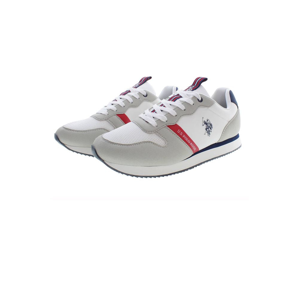 U.S. POLO ASSN. Baskets Homme Polyester Blanc Confort Quotidien Et Style Moderne - Apparel & Accessories > Shoes > Sneakers from U.S. POLO ASSN.