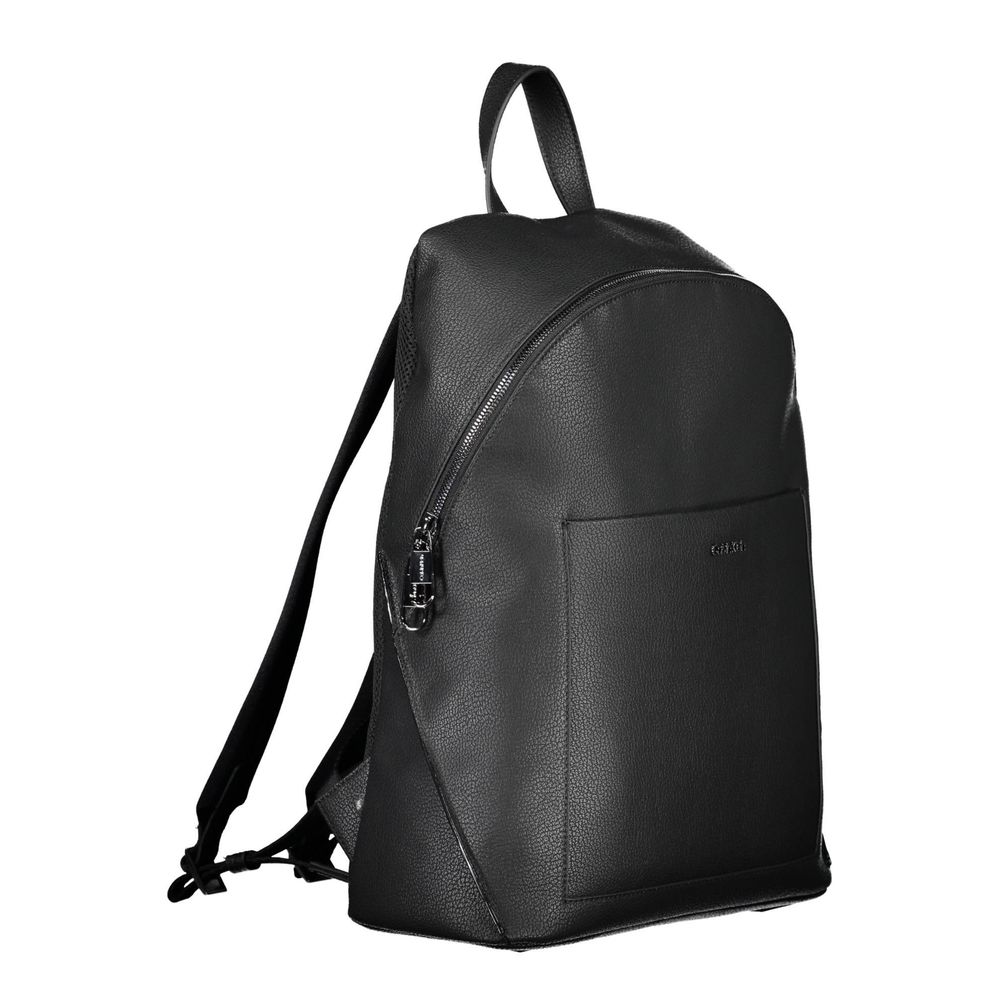 Calvin Klein Sac À Dos Polyester Noir Ordinateur Avec Poignée Et Sangles Réglables Poche Externe Et Deux Poches - Luggage & Bags > Backpacks from Calvin Klein