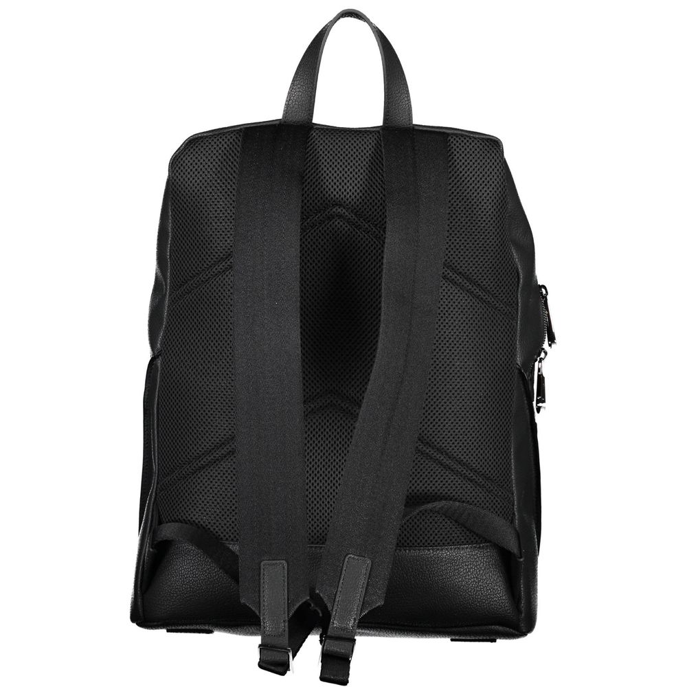 Calvin Klein Sac À Dos Polyester Noir Ordinateur Avec Poignée Et Sangles Réglables Poche Externe Et Deux Poches - Luggage & Bags > Backpacks from Calvin Klein