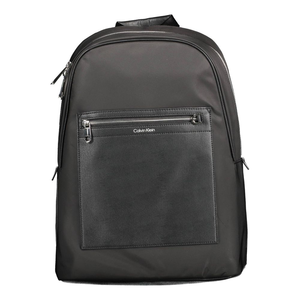 Calvin Klein Sac À Dos Noir En Polyester Recyclé Avec Poche Laptop Et Poche Externe - Luggage & Bags > Backpacks from Calvin Klein