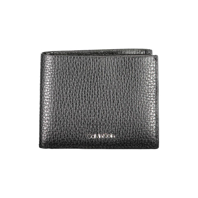 Calvin Klein Portefeuille En Cuir Noir RFID Bloquant Double Compartiments Logo Détails Contrastés - from Calvin Klein - Calvin Klein | Hollys Men