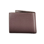 Calvin Klein Portefeuille En Cuir Marron Avec 2 Compartiments Et Porte Monnaie Logo - from Calvin Klein