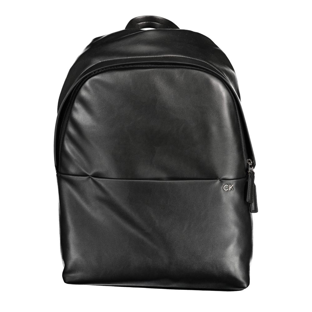 Calvin Klein Sac À Dos Noir Polyester Avec Poche Externe Et Compartiment Pour PC Portable 50 Pour Cent Recyclé - Luggage & Bags > Backpacks from Calvin Klein