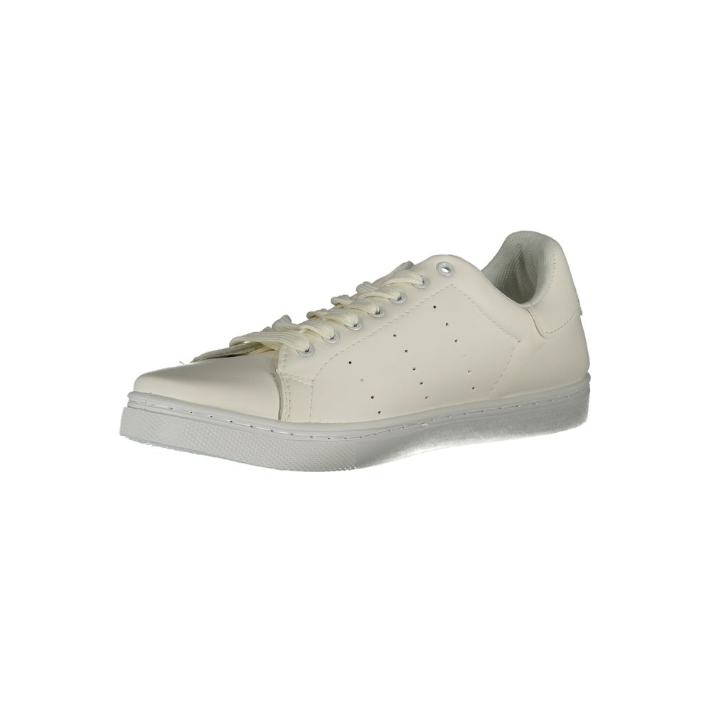 Norway 1963 White Polyester Sneaker - Apparel & Accessories > Shoes > Sneakers from Norway 1963