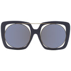 Lunettes Yohji Yamamoto, monture Monel marron, forme ronde, verres miroir gris, Cat 3, UVA/UVB 100, taille 53-21-140