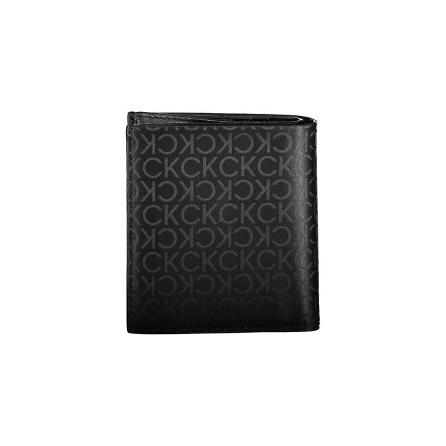 Calvin Klein Portefeuille Polyester Noir Blocage RFID Deux Compartiments  - CA-17628 Main Image