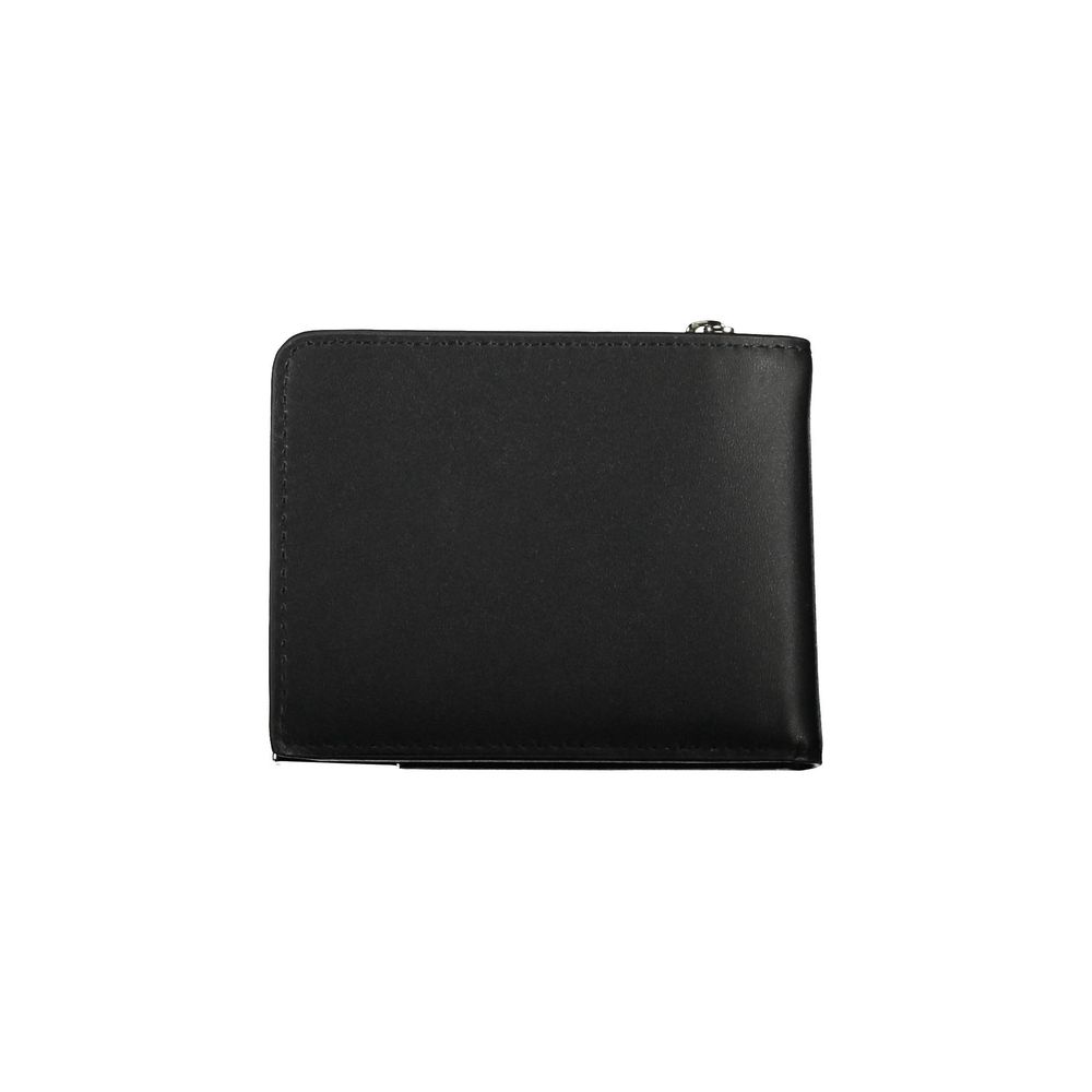 Calvin Klein Portefeuille Noir En Polyéthylène Avec Blocage RFID 1 Compartiment Porte Monnaie Emplacements Carte - from Calvin Klein