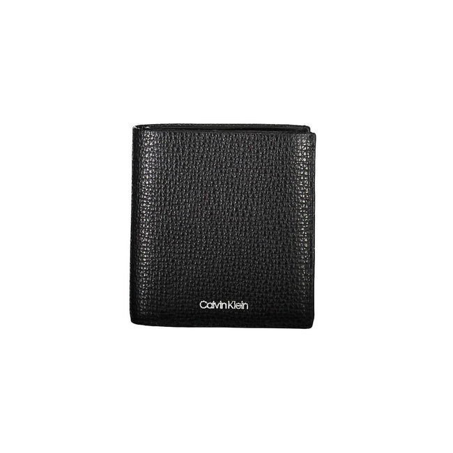 Calvin Klein Portefeuille En Cuir Noir Avec Deux Compartiments Poche Monnaie Blocage RFID - from Calvin Klein - Calvin Klein | Hollys Men