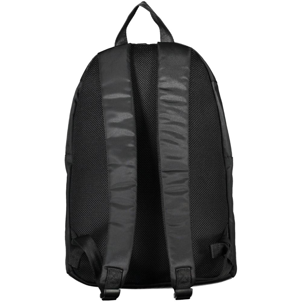 Tommy Hilfiger Sac À Dos Noir En Polyester Recyclé Cinquante Pour Cent Avec Poche Pour Ordinateur Portable - Luggage & Bags > Backpacks from Tommy Hilfiger
