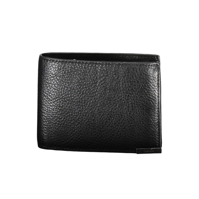 Calvin Klein Portefeuille En Cuir Noir RFID Bloquant À Deux Compartiments Avec Zip Logo - from Calvin Klein - Calvin Klein | Hollys Men