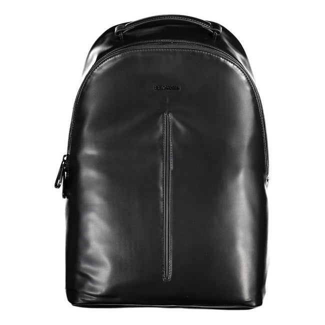 Calvin Klein Sac À Dos Noir En Polyester Recyclé Avec Compartiment Interne Et Poche Pour Stylos - Luggage & Bags > Backpacks from Calvin Klein Hover Image