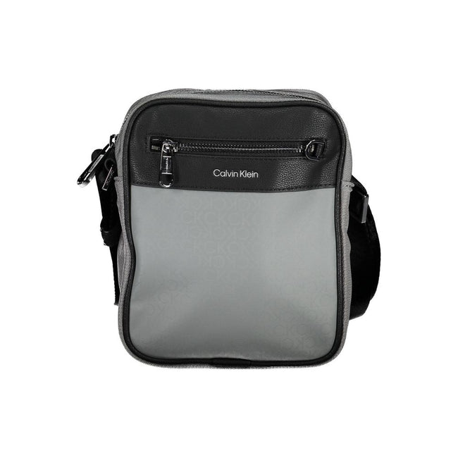Calvin Klein Gray Polyester Shoulder Bag - from Calvin Klein - Calvin Klein | Hollys Men