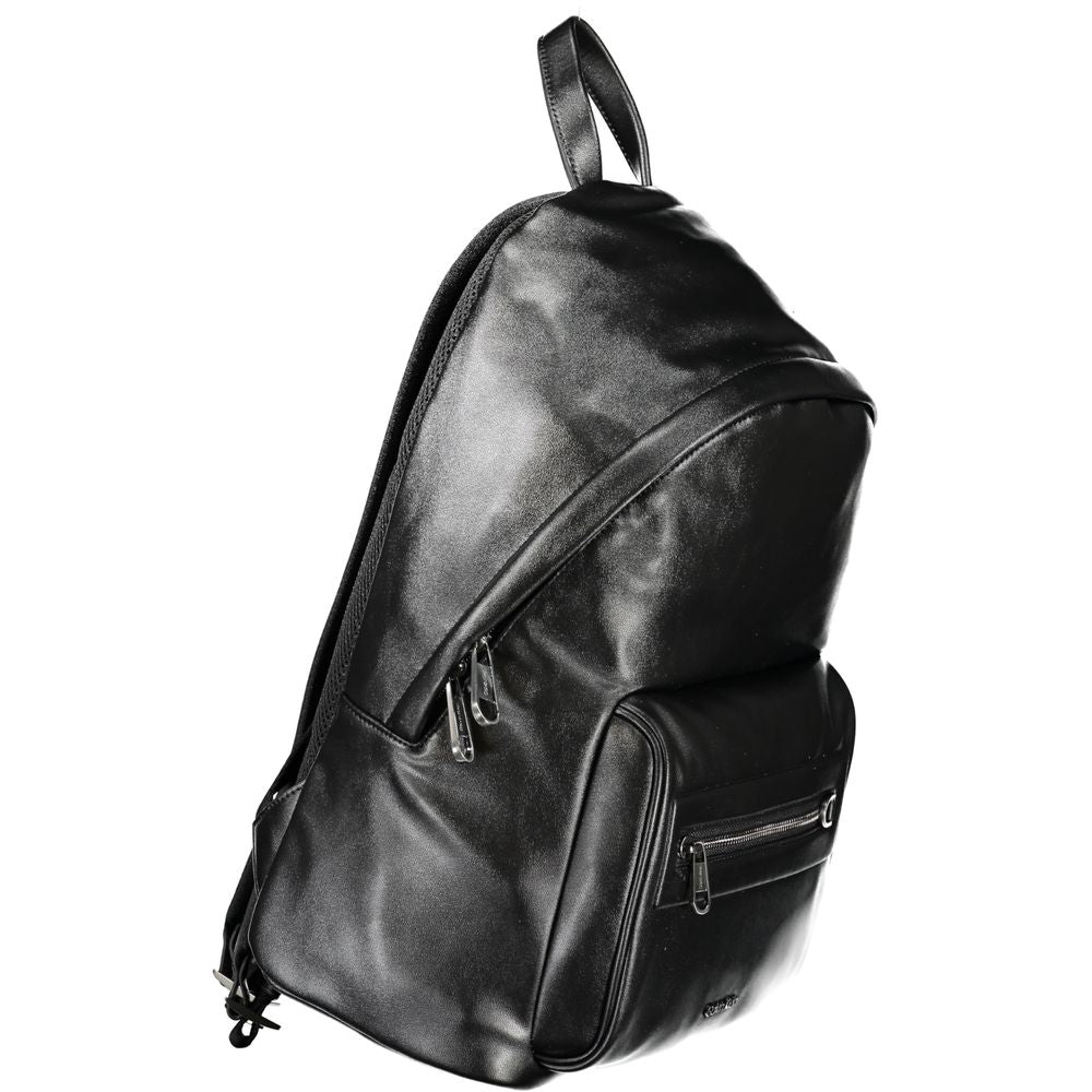 Calvin Klein Sac À Dos Noir En Polyester Recyclé 50 Pour Cent Avec Compartiment PC Portable - Luggage & Bags > Backpacks from Calvin Klein