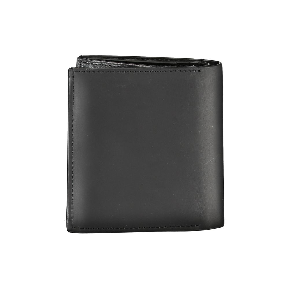 Calvin Klein Portefeuille En Cuir Noir Avec Blocage RFID, 2 Compartiments, Porte-Monnaie, Emplacements Pour Cartes, Logo - from Calvin Klein