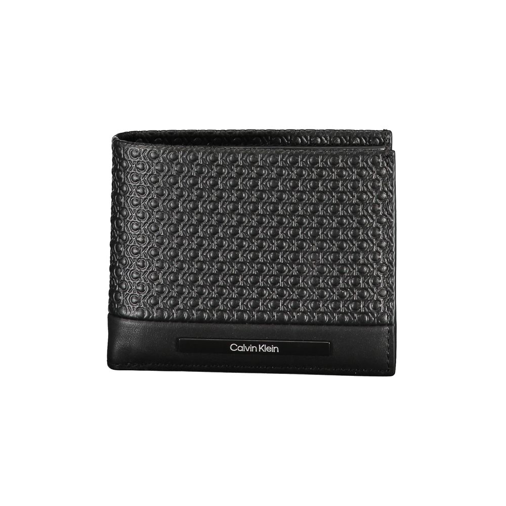 Calvin Klein Portefeuille En Cuir Noir Double Emplacements - from Calvin Klein