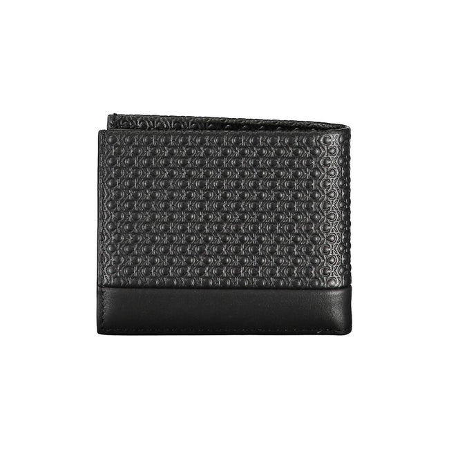 Calvin Klein Black Leather Wallet with Dual Slots - Calvin Klein | Hollys Men