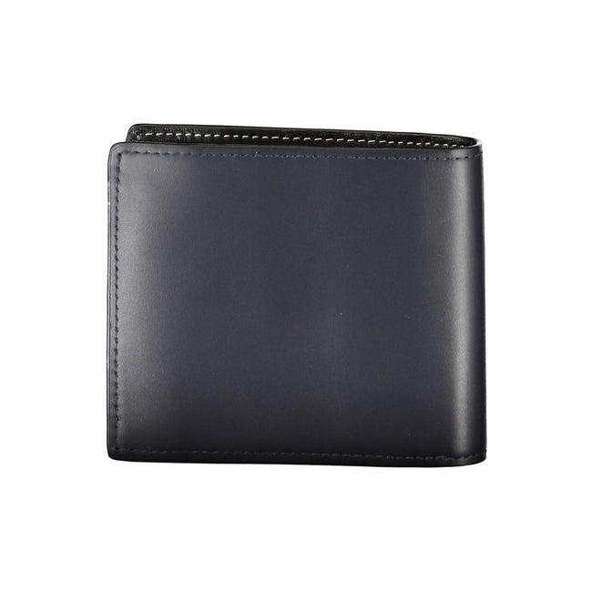 Tommy Hilfiger Blue Leather Wallet with 2 Compartments - Tommy Hilfiger | Hollys Men