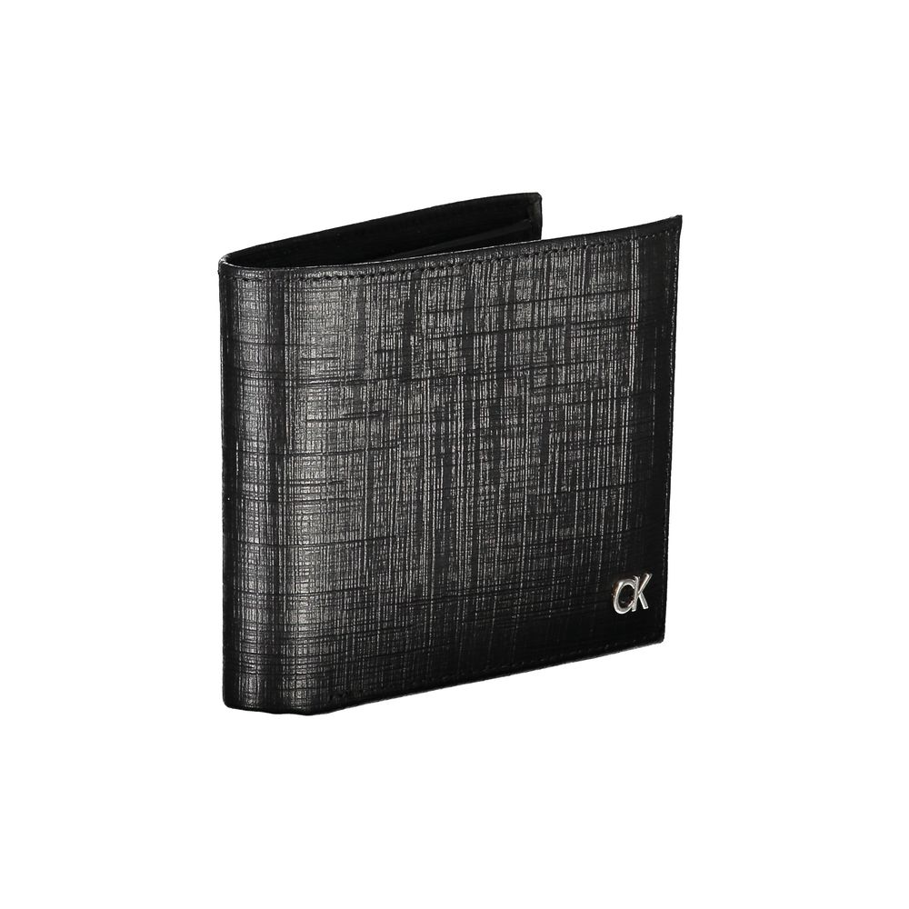 Calvin Klein Portefeuille En Cuir Noir Avec 2 Compartiments Porte-Monnaie RFID Bloquant Détails Logo - Apparel & Accessories > Handbags, Wallets & Cases > Wallets & Money Clips > Wallets from Calvin Klein