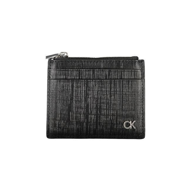 Calvin Klein Portefeuille Noir Cuir Zip Porte-Cartes - from Calvin Klein - Calvin Klein | Hollys Men
