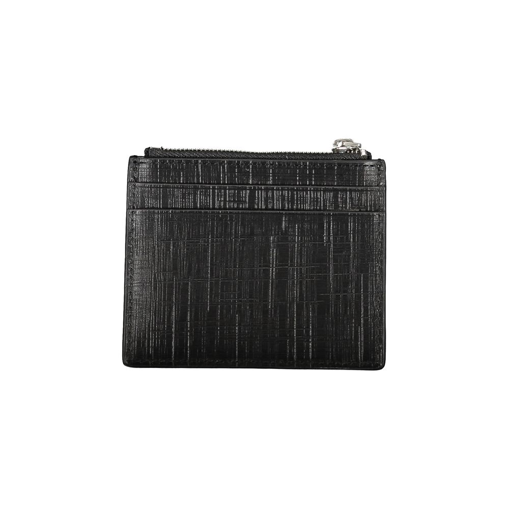 Calvin Klein Portefeuille Noir Cuir Zip Porte-Cartes - from Calvin Klein