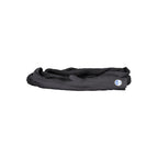 Écharpe noire 30x190 cm en mélange coton et laine recyclés avec logo North Sails.