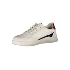 Tommy Hilfiger Baskets Polyester Blanches À Lacets Avec Logo Et Détails Contrastés - Apparel & Accessories > Shoes > Sneakers from Tommy Hilfiger