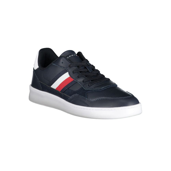 Tommy Hilfiger Sneaker aus blauem Polyester mit ikonischem Logo, lässiger Stil Main Image