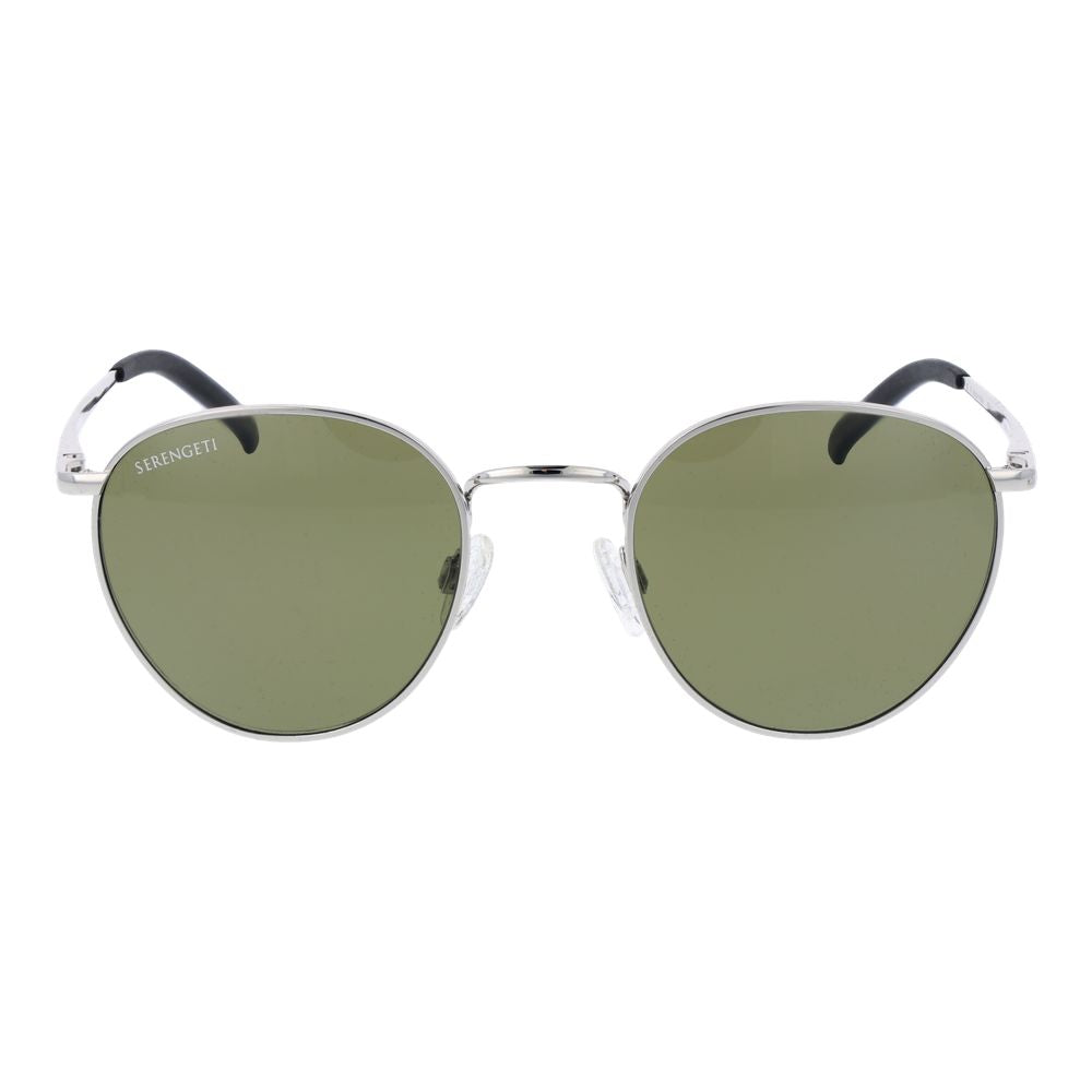 Serengeti Lunettes de Soleil Métal Argenté Verres Minéraux Photochromiques et Polarisées 50 21 140 - Apparel & Accessories > Clothing Accessories > Sunglasses from Serengeti