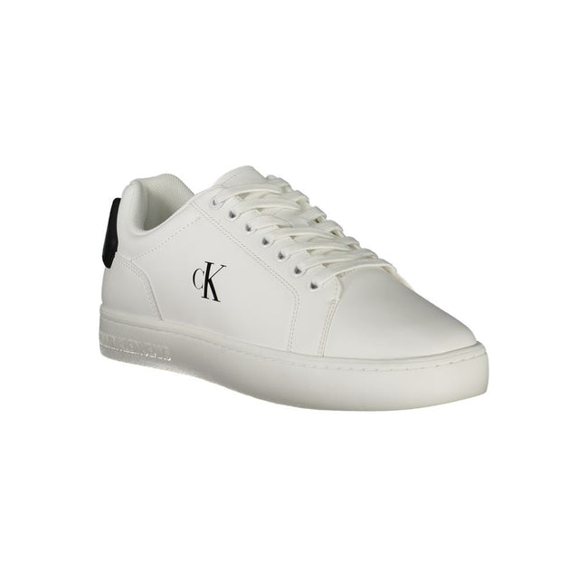 Calvin Klein Herren-Sneaker aus weißem Leder Main Image