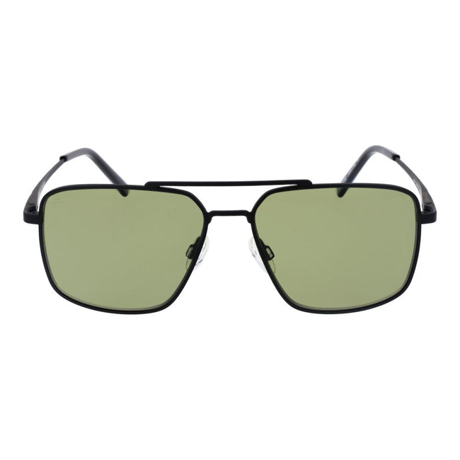 Serengeti Sonnenbrille aus schwarzem Metall mit grün polarisierten und photochromen Gläsern, Größe 56-15-145 - Serengeti | Hollys Men