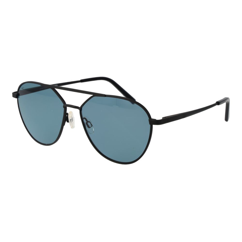 Serengeti Lunettes De Soleil Noires Plastique Photochromiques Et Polarisées Lentilles Bleues Taille 58 - Apparel & Accessories > Clothing Accessories > Sunglasses from Serengeti