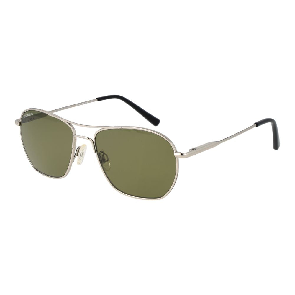 Serengeti Lunettes De Soleil Unisexe Métal Argenté Polarisation Photochromique 55-16-145 - Apparel & Accessories > Clothing Accessories > Sunglasses from Serengeti