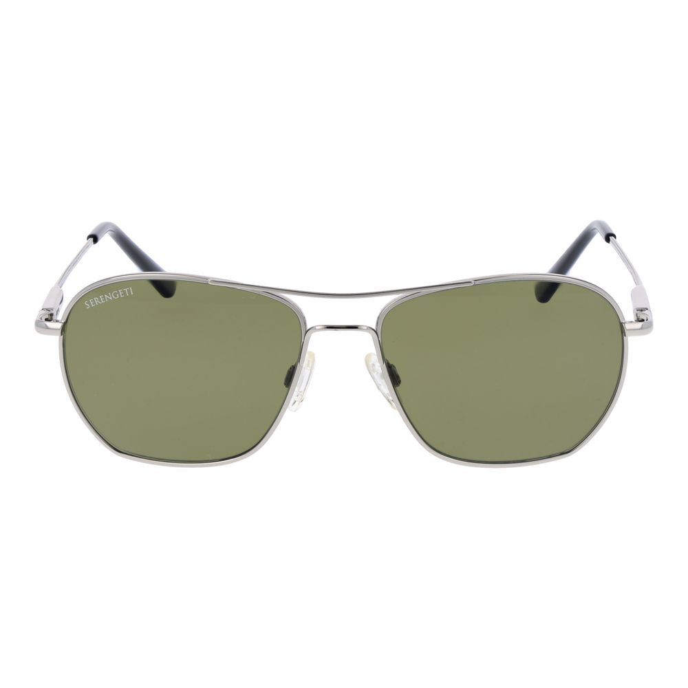 Serengeti Lunettes De Soleil Unisexe Métal Argenté Polarisation Photochromique 55-16-145 - Apparel & Accessories > Clothing Accessories > Sunglasses from Serengeti