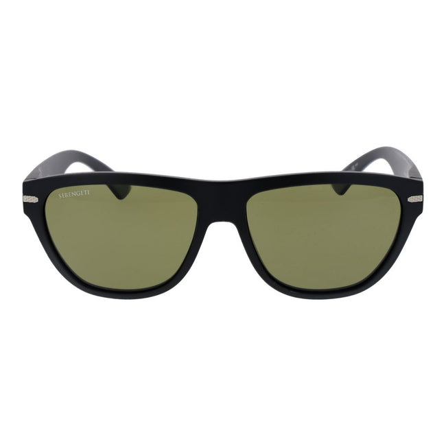 Serengeti Lunette Nylon Écologique, Verres Polarisés, Rectangle Noir - Serengeti | Hollys Men
