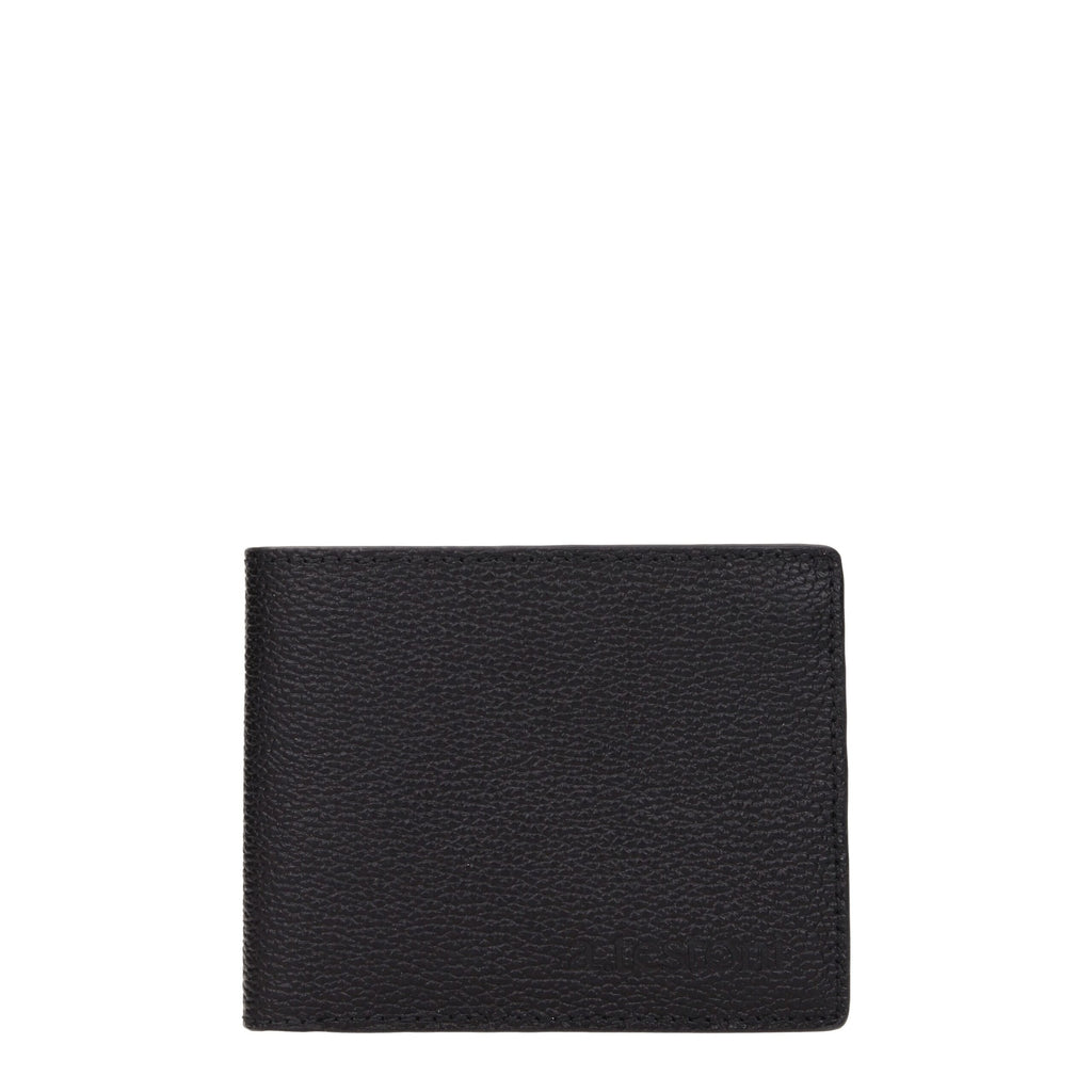 Testoni Portefeuille En Cuir Noir Avec Logo Frontal, 8 Emplacements Pour Cartes, Référence WUO00398035P18 - Apparel & Accessories > Handbags, Wallets & Cases > Wallets & Money Clips > Wallets from Testoni