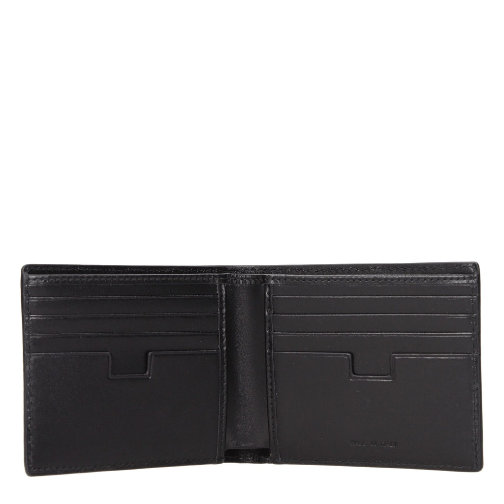 Testoni Porte-Cartes En Cuir Noir Avec Logo Avant 8 Emplacements Dimensions 9x11 Cm - Apparel & Accessories > Handbags, Wallets & Cases > Wallets & Money Clips > Wallets from Testoni