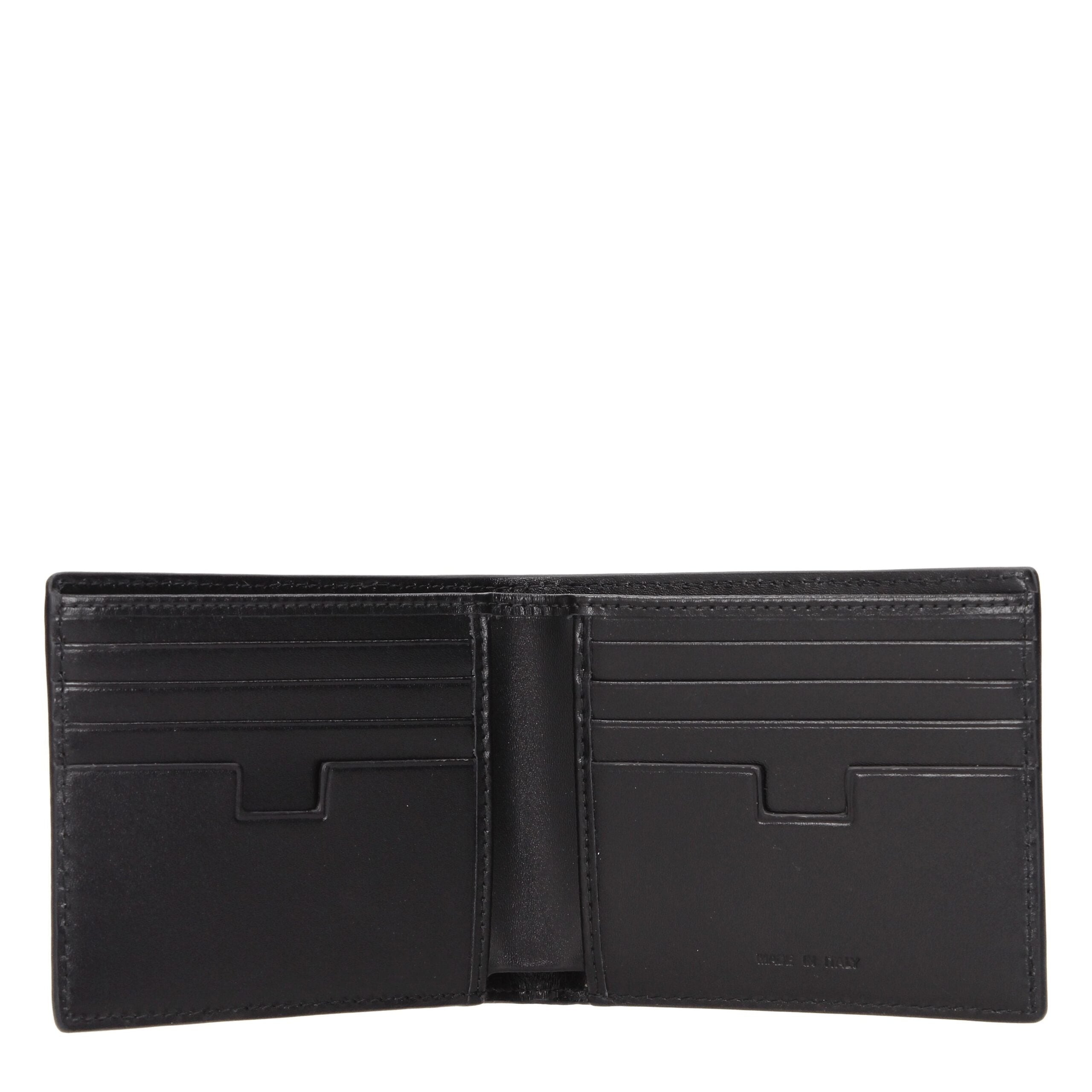 Testoni Porte-Cartes En Cuir Noir Avec Logo Avant 8 Emplacements Dimensions 9x11 Cm - Apparel & Accessories > Handbags, Wallets & Cases > Wallets & Money Clips > Wallets from Testoni