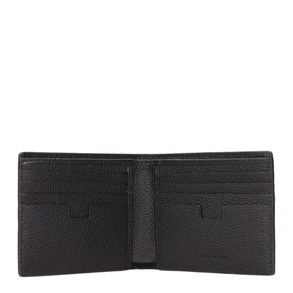 Testoni Portefeuille En Cuir Noir Avec Logo Frontal, 8 Emplacements Pour Cartes, Référence WUO00398035P18 - Apparel & Accessories > Handbags, Wallets & Cases > Wallets & Money Clips > Wallets from Testoni