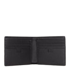 Testoni Portefeuille En Cuir Noir Avec Logo Frontal, 8 Emplacements Pour Cartes, Référence WUO00398035P18 - Apparel & Accessories > Handbags, Wallets & Cases > Wallets & Money Clips > Wallets from Testoni
