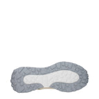 Semelle extérieure des baskets Philippe Model vert émeraude en tissu haut de gamme, style vintage, motif traction géométrique.