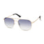 Kenneth Cole Lunette Aviateur Métal Doré, Verres Bleu Dégradé
