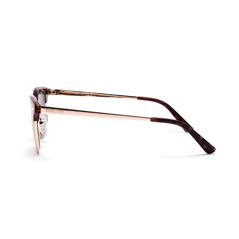 Kenneth Cole Lunette soleil marron injectée, verres verts catégorie 3