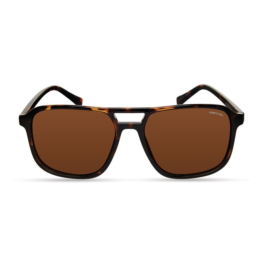 Kenneth Cole Lunette Solaire Marron, Injection Premium