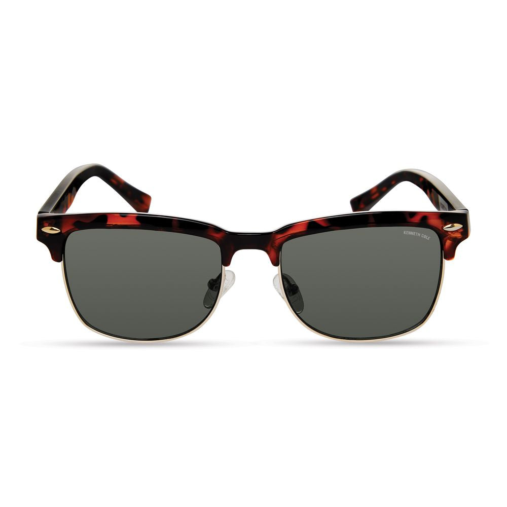 Kenneth Cole Lunette Acétate Marron, Verres Verts, Protection UV
