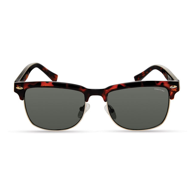 Kenneth Cole Lunette Acétate Marron, Verres Verts, Protection UV - Kenneth Cole | Hollys Men