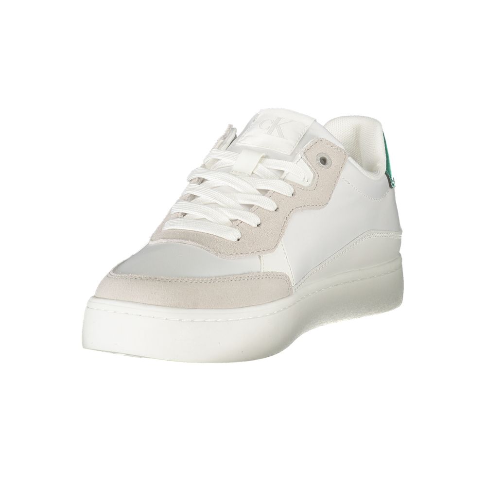 Calvin Klein Baskets Cuir Blanc, Moderne, Confort Premium
