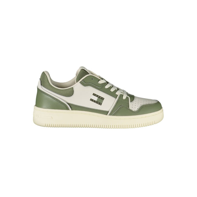Tommy Hilfiger Baskets Cuir Vert Premium, Style Urbain, Confort - Tommy Hilfiger | Hollys Men